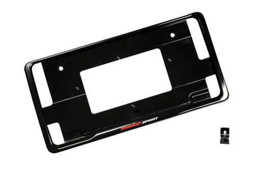 MONSTER SPORT ナンバーフレーム [ グロスブラック ] 新基準対応 ナンバープレート用 フレーム カバー スズキ車他 794110-0000M