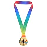 Milisten Medalla de Recompensa para Maratón de Aleación de Zinc Dorada con Cordón Deportivo Cómodo, Medalla de Participación para Carreras y Eventos Deportivos al Aire Libre