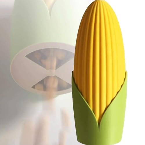 Dispensador de aperitivos en de maíz, dispensador de cereales montado en la pared, contenedores de almacenamiento de cereales, divertido dispensador de alimentos para cocina