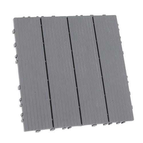 Hemobllo Piastrelle per terrazze in plastica, impermeabili, resistenti alle intemperie, per terrazze, balconi, giardini, piscine, facili da posare con sistema a clic