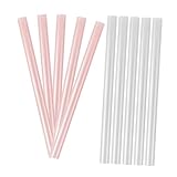 MAGICLULU 10 Stück Heißklebestifte Farben Stark Haftend für DIY Bastelprojekte Kunsthandwerk und...