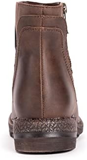 MUK LUKS mens Lukees By Muk LuksÃ‚® Women's Spike Chicago Fashion Boot, Brown, 8 US | Image 7