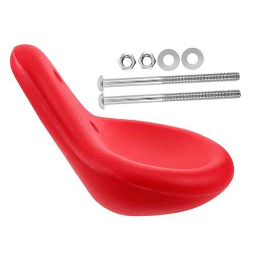Accessoire balançoire plastique rouge robuste pour équipement fitness extérieur