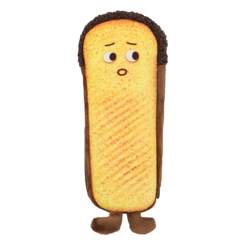 Image of Minache Women Expression Bread Plush Pen Pencil Case Stationery Pouch Ladies Cosmetic Bag
