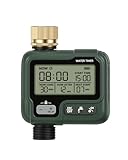 WILAWELS Bewässerungscomputer, Gartenschlauch Zeitschaltuhr Gartenbewässerung, Bewässerungsautomat, programmierbare Bewässerung Zeitschaltuhr, Auto/Manuelle/Regenverzögerung ZE11WTD06