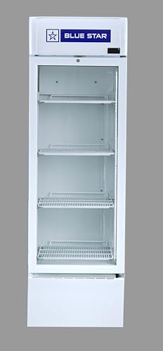 Image of BLUE STAR TC330V Single Door Visi Cooler or Glass Door Commercial Refrigerator 305 Liters (White)