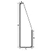 LH Front Glass Fits John Deere Industrial Construction TC44H TC54H