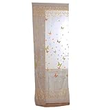 Sie eignen sich ideal für Mädchenzimmer, Kinderzimmer, Wohnzimmer, Schlafzimmer, Balkone, Hotels, Fenster, Restaurants und Kaffeehäuser usw. Wunderschöne Schmetterlingsmuster sorgen für eine erstklassige Atmosphäre.