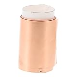 Gadpiparty Kupferfolie Rolle Dünne Kupferplatte für DIY Elektrik Bastelprojekte Stabiles Verformungsbeständiges Kupferblech mit Glatter Oberfläche zum Schneiden und Löten