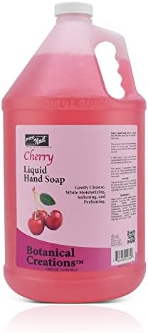 PRONAIL - Liquid Hand Soap Refill, Cherry, 1 Gallon - Deeply Cleanse and Hydrates, Leaving your hands Fresh and Soft - Bulk, Refill Gallon