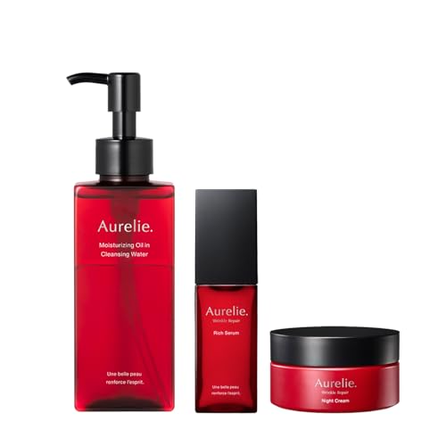 Aurelie �I�����[ �N�����W���O�E�H�[�^�[ 150ml �����N�����y�A�Z���� 30ml �����N�����y�A�i�C�g�N���[�� 30g �Z�b�g MEGUMI �v���f���[�X ��w�� �@����� ���C�N���Ƃ� �ь� �p�� ������ W���s�v �X�L���P�A �I�C���w �E