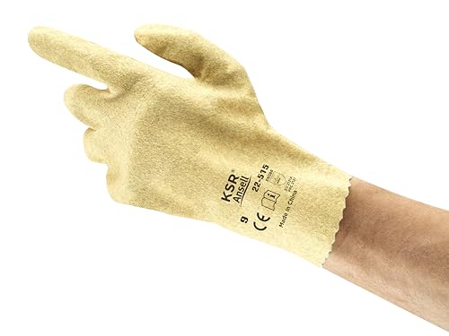Image of Ansell KSR 22-515 Vinyl Glove, Coated on Interlock Knit Liner, X-Large (Pack of 12 Pairs)