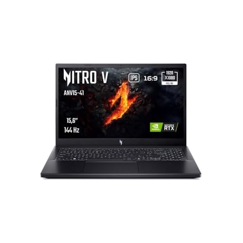 Portable Acer Nitro ANV15-41-R85W Ryzen 5 7535HS 16GB DDR5 512GoSSD NVIDIA GeForce RTX 4050 15.6'' FHD IPS 144Hz Mate NO OS NH.QSGEF.002