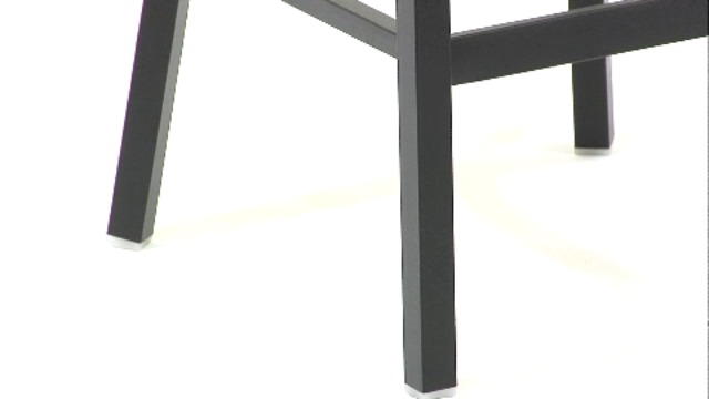 Flash Furniture HERCULES Series Taburete de Bar de Metal con Respaldo de Rejilla Negro - Asiento de Vinilo Negro miniatura 7