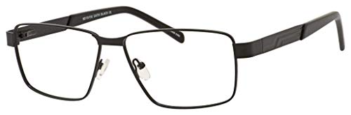 Dale Earnhardt, Jr. DJ6816 Designer Stainless Steel Eyeglasses in Satin Black 60mm