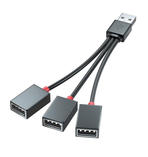 4In1 USB電源ケーブル 4分岐ケーブル 40cm USBオス USBメス4 Amazon.co.jp: MOGOOD USB分岐器 4-in-1 USBケーブル USBハブ