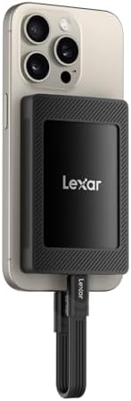 Lexar SL500M 1TB External SSD with Magnetic Game, Portable SSD US...