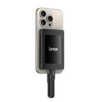 Lexar SL500M 2TB SSD Esterno Portatile con Set Magnetico, Portatile SSD USB3.2 Gen2, Fino a 2000MB/s...