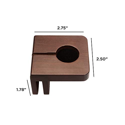 image for MobileVision Wood Charging Station & Compatible Adapter for Apple Watc