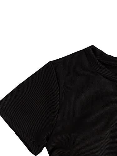 Women's High Waist Bikini Sets Two Piece Swimsuit Sports Style Bathing Suit Crop Top and Boy Shorts Full Coverage2