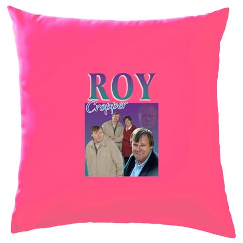 Image of Dressdown Roy Cropper Retro - Cushion/Pillow (with Insert) - 41 x 41cm (16)" - Pink - One Size