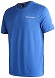Picture of Spyder Mens Active Shirts - Quick Dry Lightweight Short Sleeve Mens Shirts Athletic Performance Gym Workout Shirts for Men, Size Small, Royal