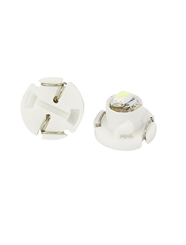 uxcell T4.2 luz LED blanca para panel de camión 5 pzas miniatura 2