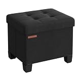 SONGMICS Small Storage Foot Rest