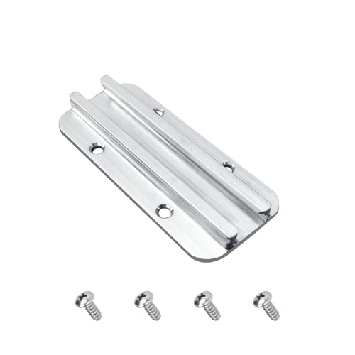 LVACODV Aluminum Kayak Track - Enhance Your Paddling with Versatile Gear Rails for Kayak Fishing and Customization (4 Inch), stainless steel