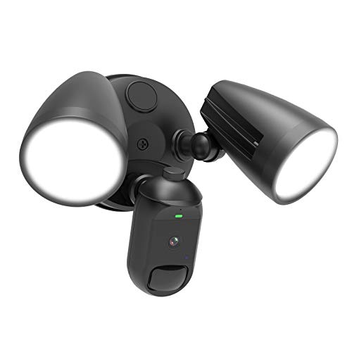 Snoeir Security Floodlight Camera,1080P HD Outdoor Camera, 2500-Lumen Brightness,Motion-Activated Detection,120° View, IP65 Weatherproof, 2-Way Audio, Night Vision,No Monthly Fees