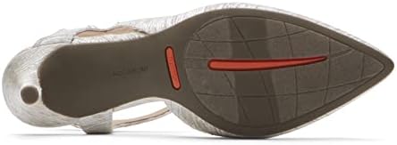 Rockport Women's Total Motion 75MMPTH Cross Strap Pump, Vanilla Textile, 9.5 Wide | Image 1