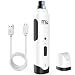 MIU COLOR Electric Dog Nail Grinder, Rechargeable Dog Nail Trimmers, 2 Speed Powerful Pet Nail Grinder Painless Grooming Smoothing for Small Medium Large Dogs Cats(New Version)