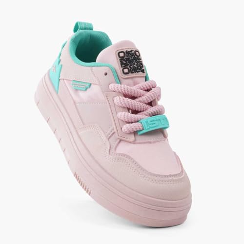 Image of SOLETHREADS BAE Sneakers for Women | Stylish & Fashionable| Comfortable|Walking Shoes| Lightweight Flexible| Skid-Resistant| Everyday |Casual Shoes for Women