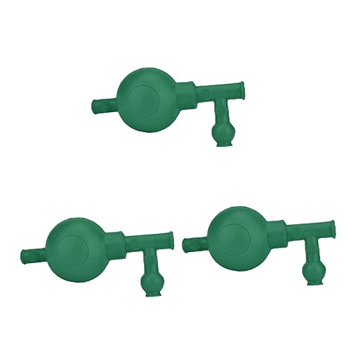 PLAFOPE 3pcs Valve Rubber Pipette Filler Laboratory Bulb for Efficient Liquid Handling Design for Industrial Easy One-Handed