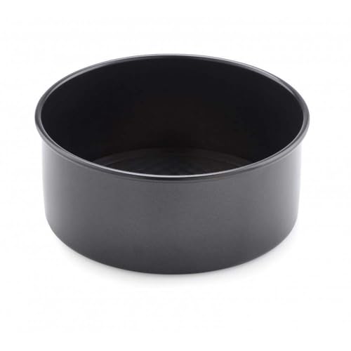 Prestige Inspire Bakeware Loose Base Round Cake Tin, 6" - Black, 16cm