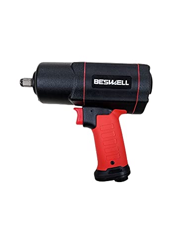 Beswell-BW-112K-llave de impacto neumática - máx. Par de aflojamiento 2230Nm, de 12,5 mm (1/2 pulgada) - llave neumática de baja vibración para apretar y aflojar tornillos-2 años de garantía