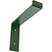 Ekena Millwork BKTMTS Steel Bracket Truss Shelf, 2"W x 8"D x 6 3/4"H, Hammered Deep Green
