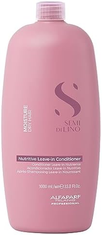 ALFAPARF MILANO Semi di Lino Moisture Leave In Conditioner | Color Safe | Moisturizing, Hydrating, Nourishing | For Dry Damaged Hair | Meadowfoam Seed Oil | Protects and Adds Shine