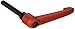 Kipp 06610-3A484X55 Fiberglass Reinforced Plastic/Steel Adjustable Handle with 3/8-16" External Thread,"Novo?Grip" Style, Steel Components, Inch, 55 mm Screw Length, Size 3, Traffic Red Color