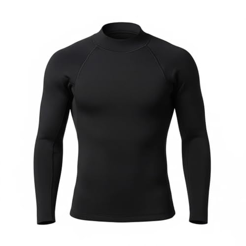 Camiseta Deportiva de Neopreno para Hombre con Mangas Largas 2mm - Ajuste Elástico y Slim para Entrenamientos miniatura 2
