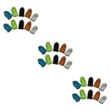 UPKOCH 30 Stk Aus Latex Fingerkissen Malerei Bemalen -ärmel Silikongel Offene Zehenschläuche Schmuck Daumenmanschetten Aus Silikon Hähnchen Essen Berühren