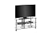 Produktbild MAJA Möbel Media TV-Rack, Glas, Metall Alu - Klarglas, 110,00 x 50,80 x 50,60 cm