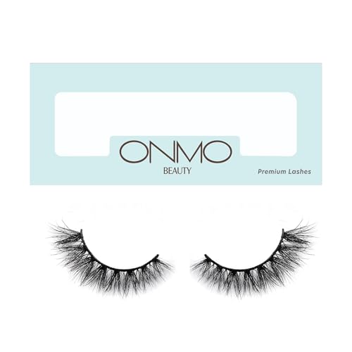 Image of Beauty False Eyelash For Women-Natural & Lightweight Faux Mink Fake Eyelashes /Long Lasting Eye Makeup Lash 5D / Soft & Comfortable Black Reusable Cat Eye Lashes -Fluttery & Wispy (Ocean)