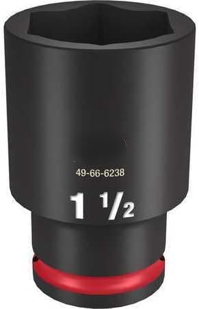 For Milwaukee Tool 49-66-6238 1-1/2 In. Shockwave Impact Duty 1/2 In. Drive Deep