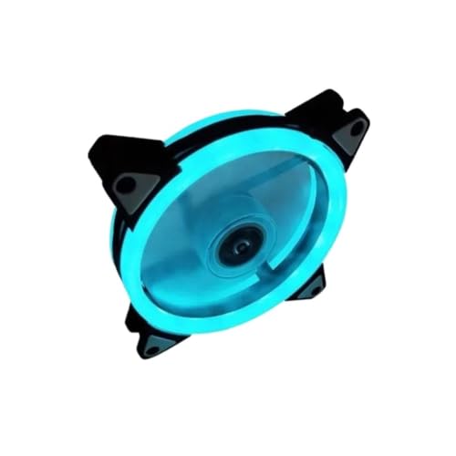 Ventilador de chasis 12cm Aurora Eclipse con 16 LED blancos para refrigeracion de caja PC 12025 5