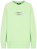 Armani Exchange Sudadera de Cuello Redondo con Logotipo metálico para Mujer, Talla...