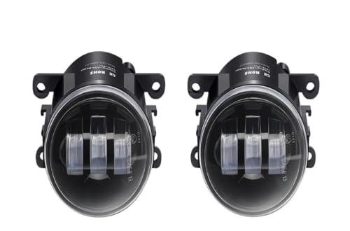 Lampe antibrouillard LED jaune avec lentille de conduite DRL pour Peugeot 308