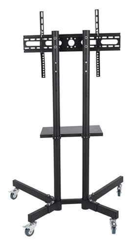 Soporte móvil para TV con ruedas y ajuste de altura miniatura 1