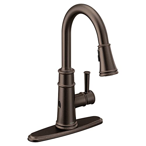 Moen 7260Eworb Belfield Motionsense Wave Sensor Touchless One Handle Pulldown Kitchen Faucet Featuring Power Clean, Oil Rubbed Bronze #TOP5