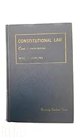 Cases on constitutional law (University casebook series) B0006CC58C Book Cover